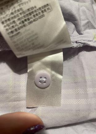 Натуральное платье-рубашка h&m 9