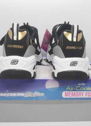 Стильные кроссовки 24см skechers d'lites оригинал3 фото