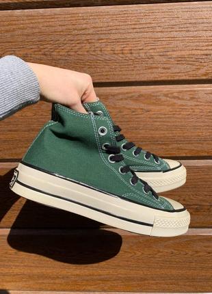 Розпродаж converse chuck taylor green кеди конверс жіночі зеленого кольору зелёные женские кеды скидка