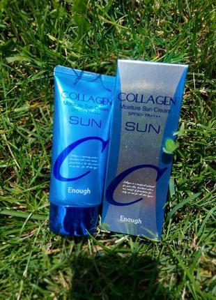 Коллагеновый солнцезащитный крем enough collagen moisture sun cream spf 50 pa 50ml2 фото