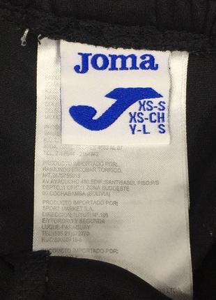 Мужские эластичные спортивные шорты joma combi черно-салатовые  размер xs-s с13694 фото