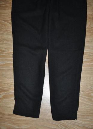 Черные льняные брюки чинос брюки papaya2 фото