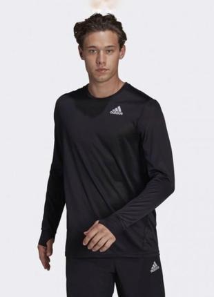 Лонгслив adidas own the run ls (артикул: h58590)