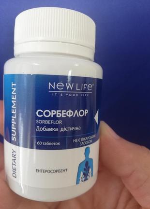 Сорбефлор sorbeflor 60 таблеток у баночці