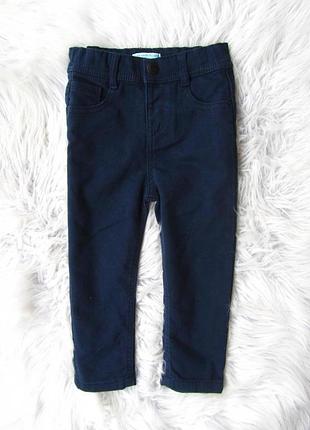 Легкие синие штаны брюки primark