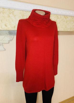 Свитер гольф туника шерсть3 фото