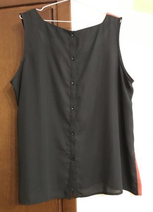 Легкая красивая актуальная блуза 22 размера от tu.10 фото