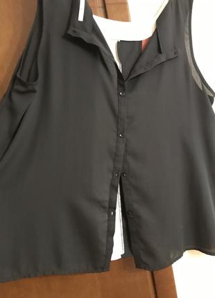 Легкая красивая актуальная блуза 22 размера от tu.8 фото