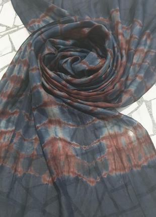 Neeru kumar дизайнерский шелковый шарф7 фото