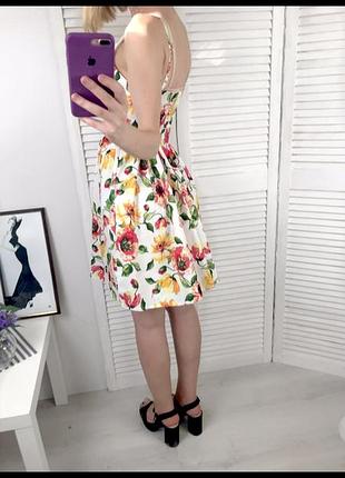 Сарафан цветочный принт 3