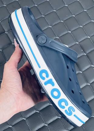 Crocs bayaband blue кроксы мужские женские унисекс синие крокс2 фото