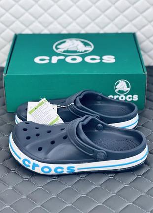 Crocs bayaband blue кроксы мужские женские унисекс синие крокс4 фото