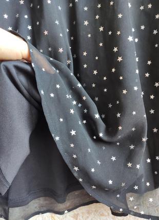 Черное платье женское летнее короткое нарядное прозрачное с открытой спиной звезды tally weijl9 фото