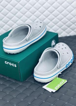 Crocs bayaband grey кроксы мужские летние серые крокс байнд8 фото