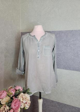 Сорочка блуза натуральна легка1 фото