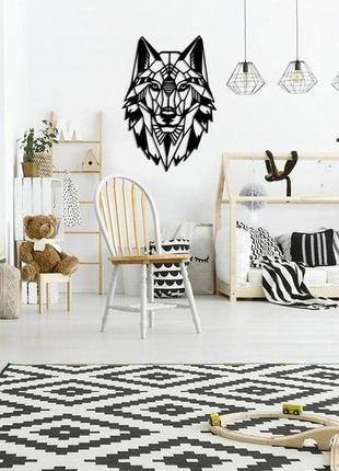 Картина панно из дерева dk волк (pn253)