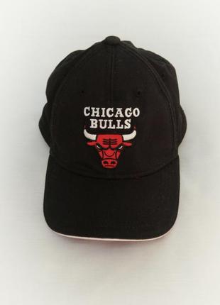 Чорна кепка бейсболка chicago bulls 7-12 р.1 фото