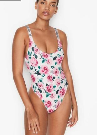 Купальник victoria's secret shine strap one-piece