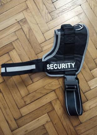 Шлея для собак zoofari security xl black