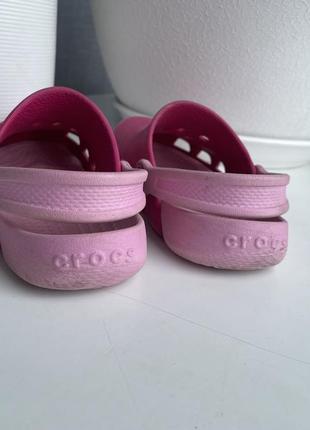 Розовые сабо crocs c8 для девочки t44 фото