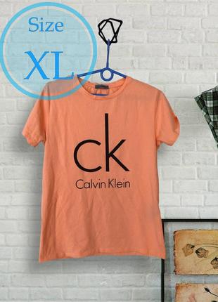 Женская футболка calvin klein, (р. xl)