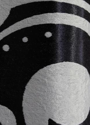 Штори (2шт. 1.5х2.7м) з тканини блекаут-софт. колір чорний з сірим7 фото
