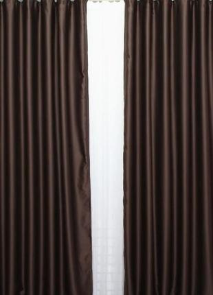 Комплект (2шт. 1,5х2,9м) штор із тканини блекаут, колекція "evinhome", туреччина5 фото