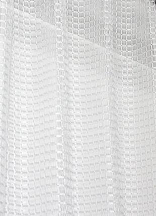 Тюль арка (280х165см) сітка з макраме. колір білий6 фото