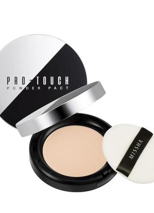 No.21 компактная пудра missha pro-touch powder pact spf25/pa++, 10 г1 фото