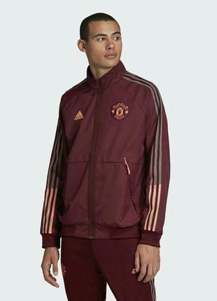 Куртка ветровка adidas mufc anthem jkt1 фото