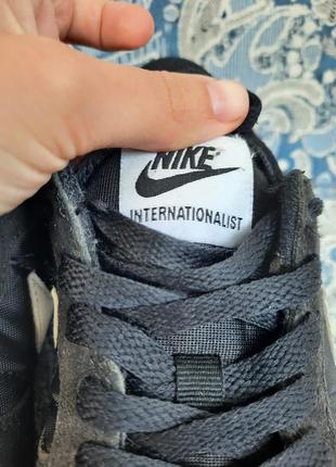 Черные кроссовки кеды nike internationalist 37.5 размер 23.5см2 фото