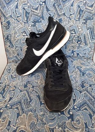 Черные кроссовки кеды nike internationalist 37.5 размер 23.5см1 фото