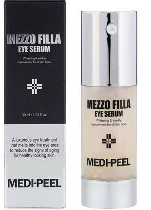 Омолаживающая сыворотка для век с пептидами medi peel mezzo filla eye serum1 фото