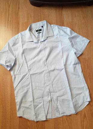Рубашка с коротким рукавом hugo boss размер 43