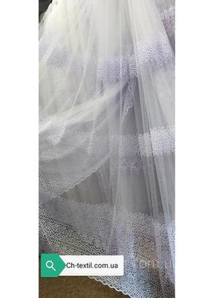 Тюль турция, цвет белый