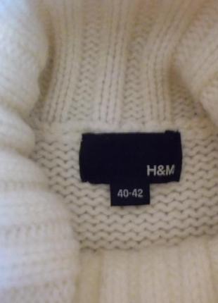 Стильный теплый свитер h&m,швеция2 фото