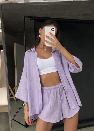 Костюм из муслина