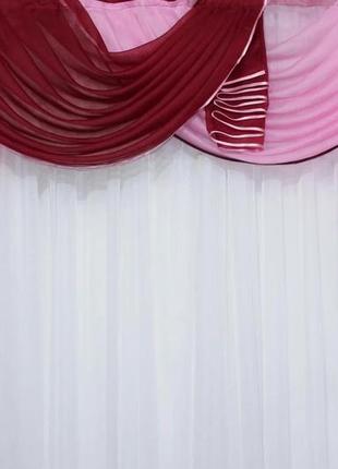 Ламбрекен на карниз 1.5  метра 122л