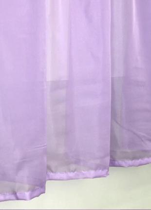 Комплект на кухню, балкон шторки та тюль. колір фіолетовий з бузковим2 фото