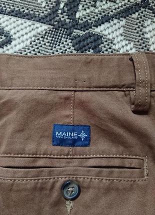 Фирменные английские легкие летние демисезонные хлопковые брюки maine(deberhams),новые,размер 32.4 фото