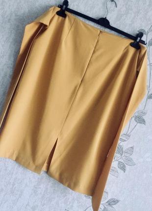 Горчичного-желтая юбка миди lookagain, p. eur 445 фото
