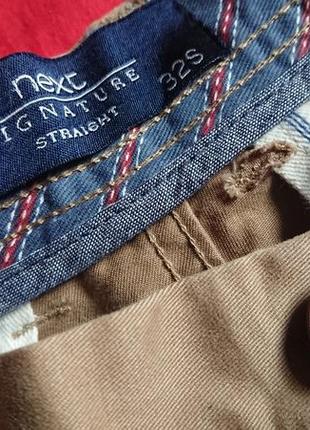 Фірмові англійські легкі літні демісезонні бавовняні брюки next,нові,розмір 32.7 фото