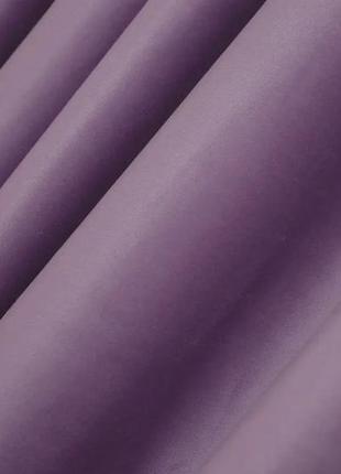 Тканина для штор оксамит. колір бузковий