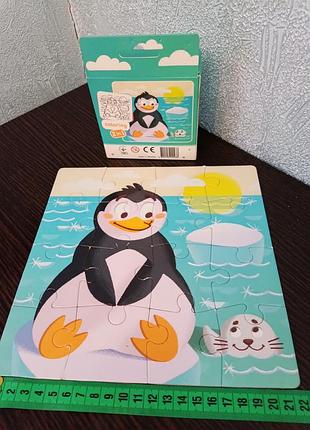 Пазл 2 в 1 dodo пингвинчик.