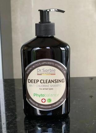 Cleansing anti chlorine shampoo dr.sorbie1 фото