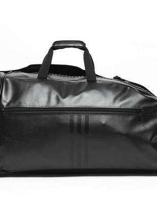 Дорожня сумка на колесах із золотим логотипом combat sports  ⁇  чорна  ⁇  adidas adiacc056cs9 фото