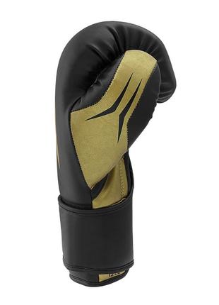 Перчатки боксерские adidas speed tilt 350 | черно/золотые | adidas spd350vtg2 фото