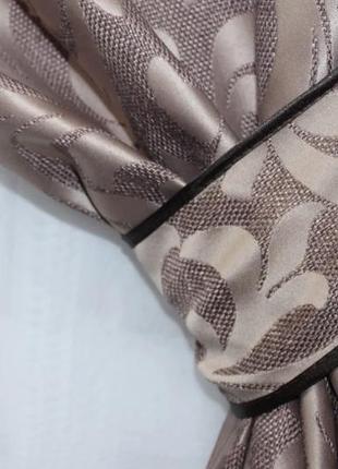 Комплект готовых штор из ткани лён 