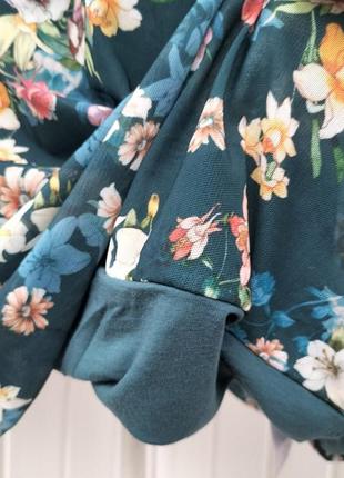 Блузка цветочный принт7 фото