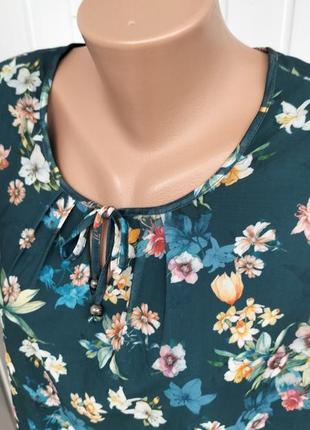 Блузка цветочный принт3 фото